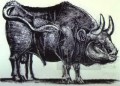 El Bull State III 1945 cubista Pablo Picasso